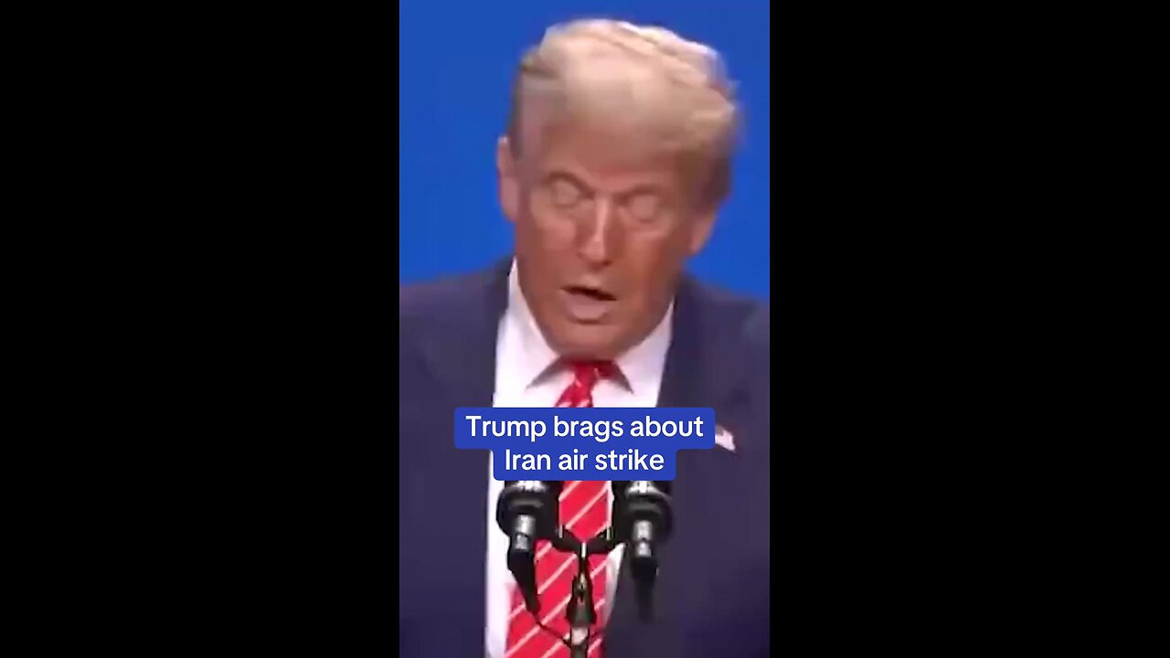 trump brags about air strike