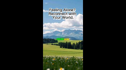 Feeling Alone? Reconnect with Your World.