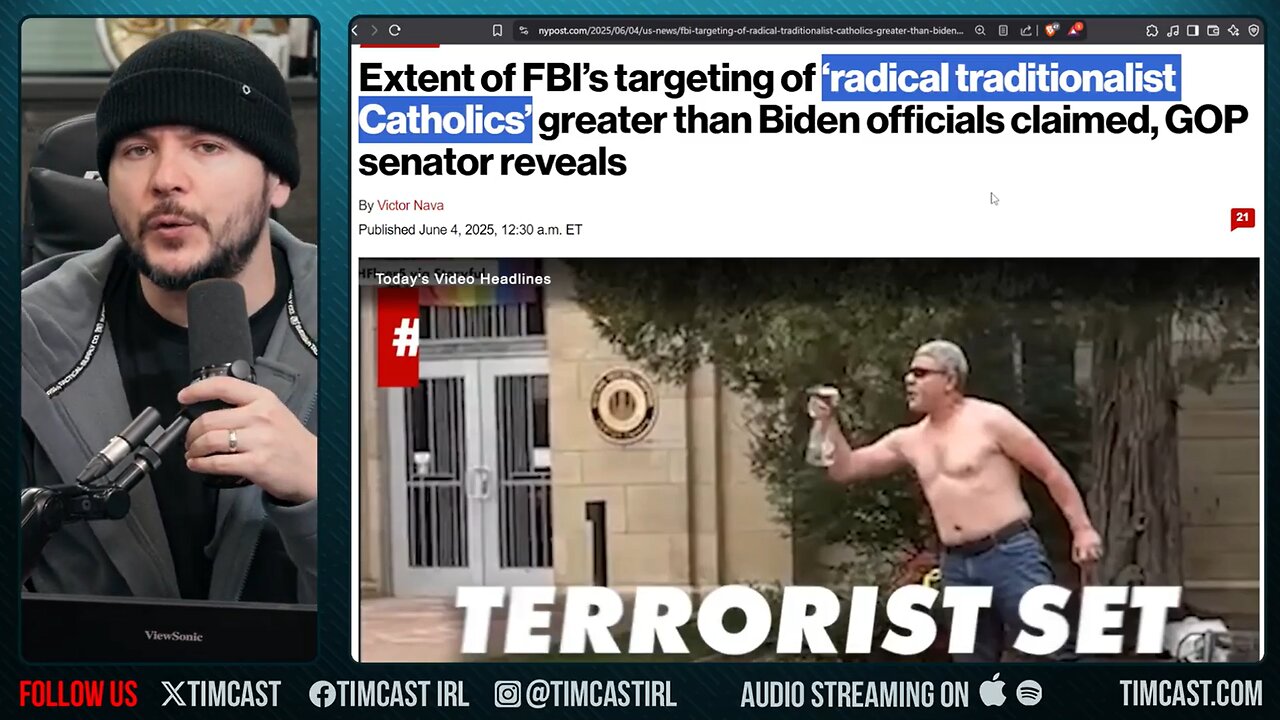 FBI ILLEGALLY Targeted Catholics In CRIMINAL Conspiracy, Democrat Admin Conspired Against The Right