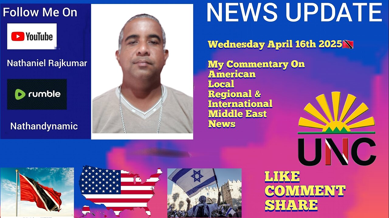 News Update Trinidad & Tobago Wednesday April 16th 2025