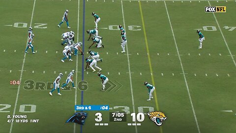 Rookie v Rookie Travis Hunter tackles Tetairoa McMillan after 12yard pickup