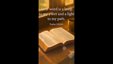 ✝️❤️✨"“Your word is a lamp to my feet and a light to my path.” – Psalm 119:105."✨♥️✝️ #shorts #faith
