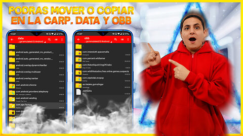 Como ACCEDER a las carpetas DATA y OBB en Cualquier Android para MOVER o COPIAR ARCHIVOS 📱