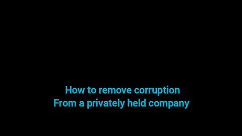how to remove corruption over time