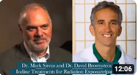 "Iodine Treatments for Radiation Exposure Part 1: Drs. Mark Sircus and David Brownstein"