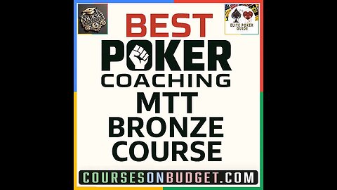 BEST POKER COACHING MTT BEGINNER COURSE