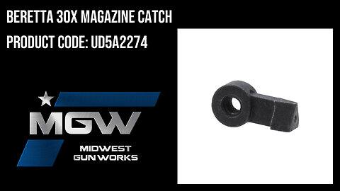 Beretta 30X Magazine Catch - UD5A2274