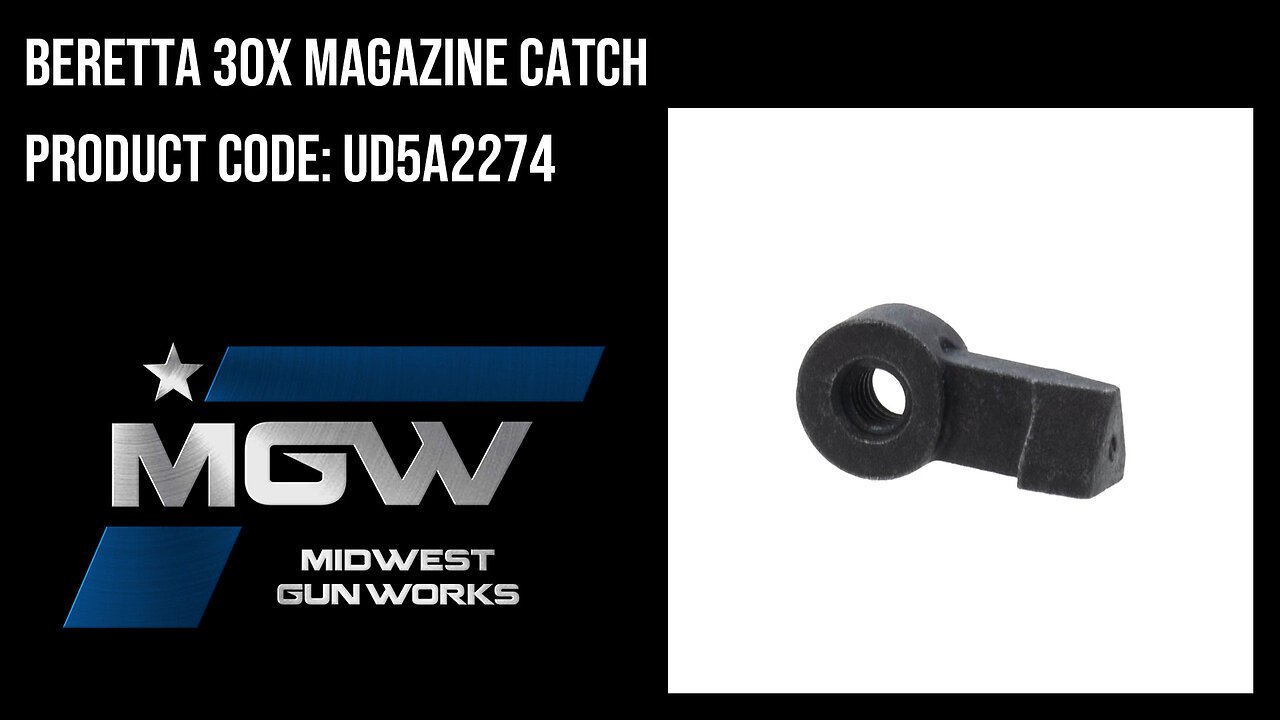 Beretta 30X Magazine Catch - UD5A2274
