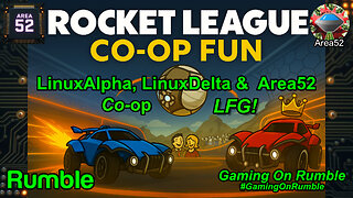 Rocket League with Linux Alpha & Delta Gamers | 18+ Live Stream