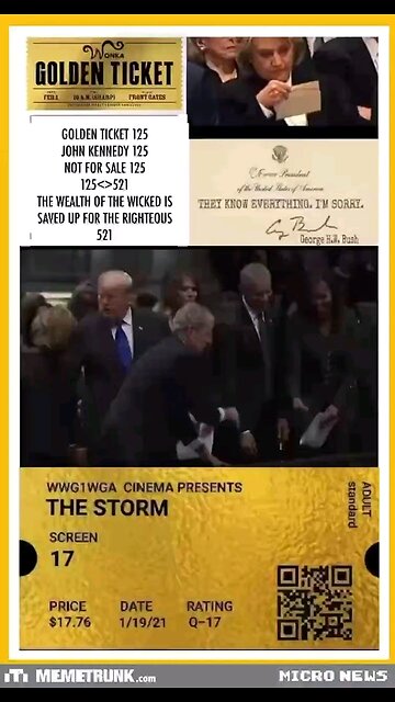 Gold Ticket Showing The Storm. Screen 17. price $17.76