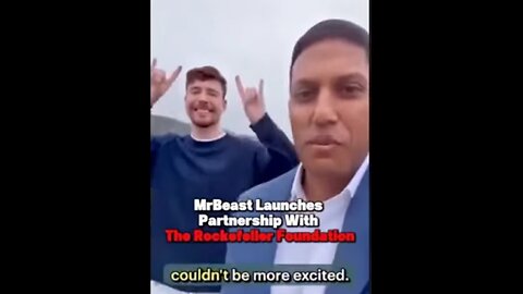 Mr Beast who brainwashes kids launches partnership with Rockefeller Foundation