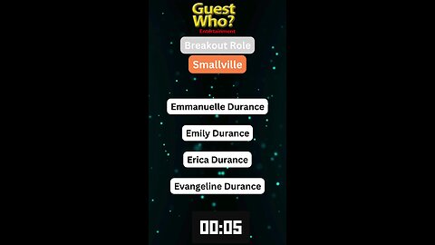 Guest This Actress #282 Like A Quick Quiz? | Smallville