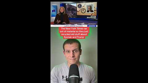 The New York Times just recycled old information about Trump and Epstein and called it new.