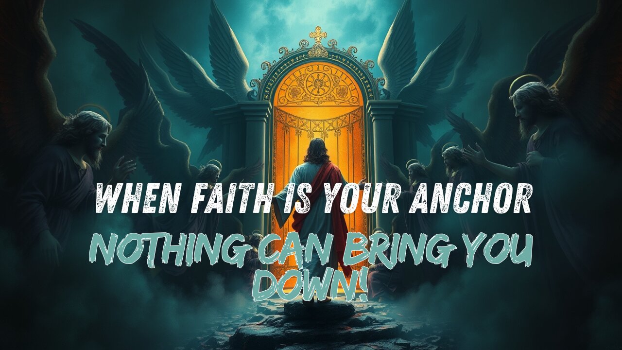When Faith Is Your Anchor, Nothing Can Bring You Down!