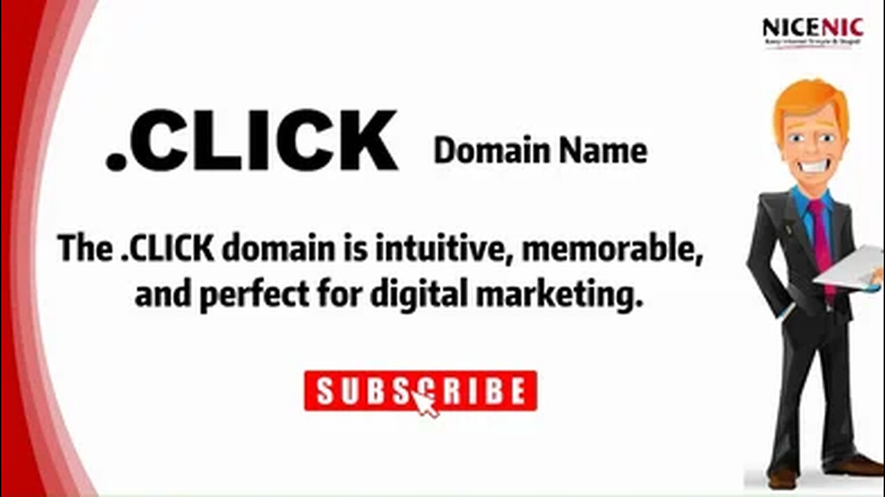 Cheap .CLICK Domain Name: intuitive, memorableand perfect for digital marketing.