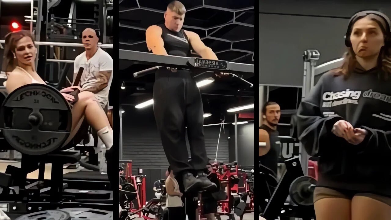 🔥Scaring People in The Gym With Calisthenics #110