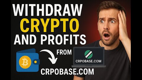 how to withdraw crypto and profits from crpobase.com