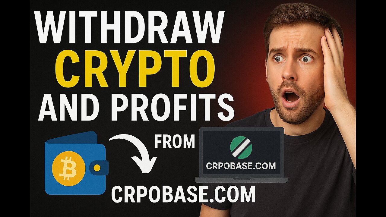 how to withdraw crypto and profits from crpobase.com