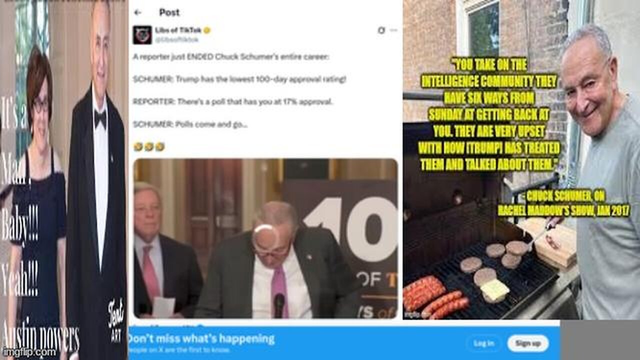 CHUCK THE SCHMUCK CURBSTOMPED 🥾 WITH HIS OWN TALKING POINT❗