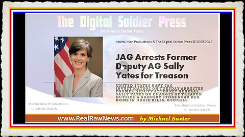 JAG Arrests Former Deputy AG Sally Yates for Treason