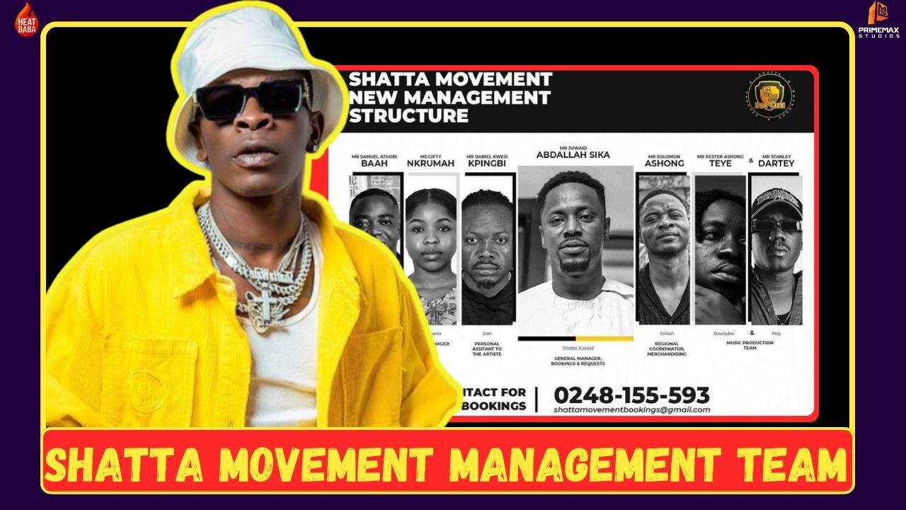 Shatta Wale announces new members and their respective roles