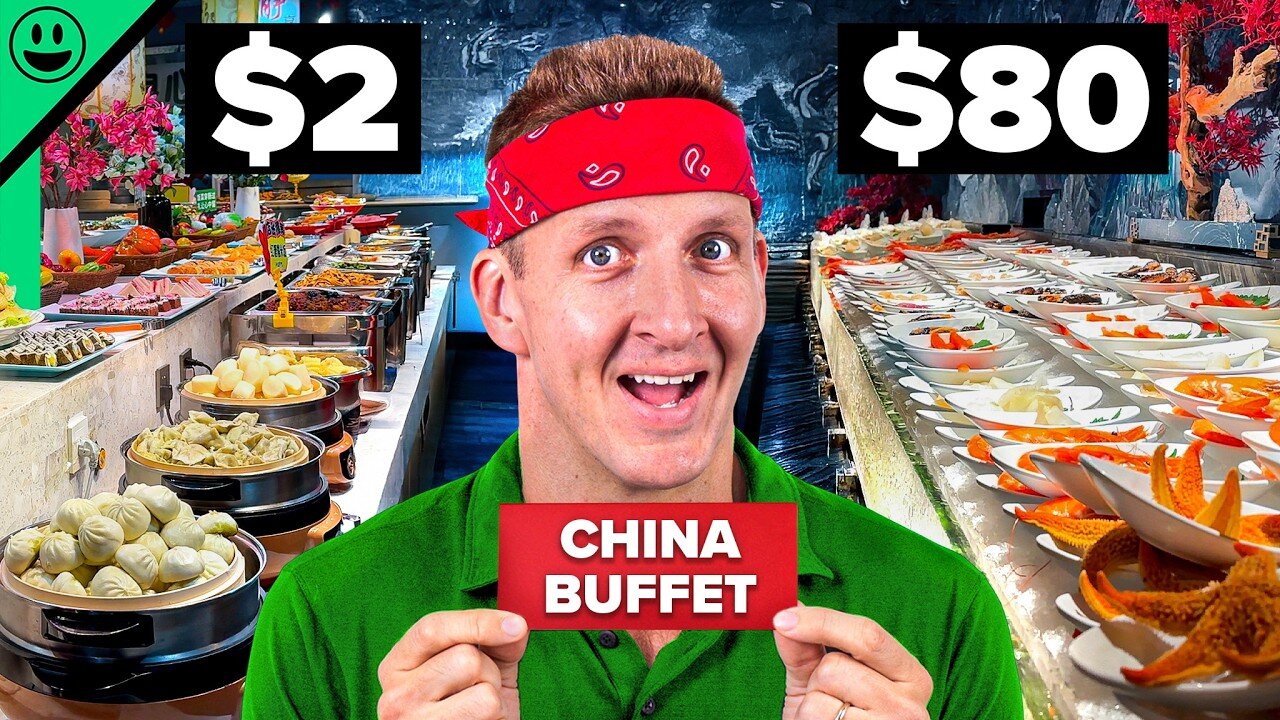 $2 Buffet vs $80 Buffet in Chengdu, China!! I Can't Believe They Eat This!!