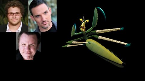 Animated Voice Comparison- Mantis (Kung Fu Panda)