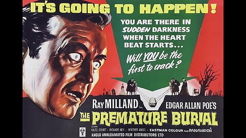 THE PREMATURE BURIAL 1962 Man's Fear of Being Buried Alive Used to Torture Him FULL MOVIE HD & W/S
