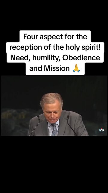Four aspects of receiving the holy spirit!