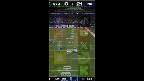 Fumble 6 IND 27 vs NYJ 0 #AllMadden #Madden25 #NFLmadden #madden