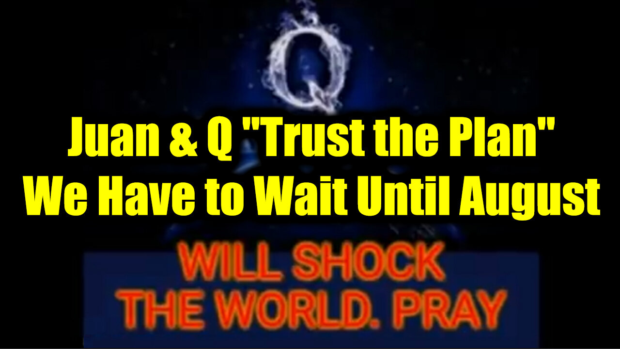 Juan O Savin & Q "Trust the Plan" - We Have to Wait Until August