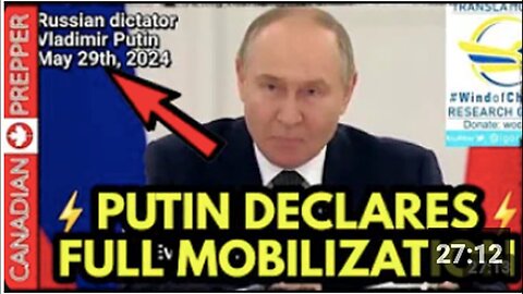 "Putin Announces Total Mobilization as Imminent NATO Attacks Loom, Nuclear Weapons Armed"