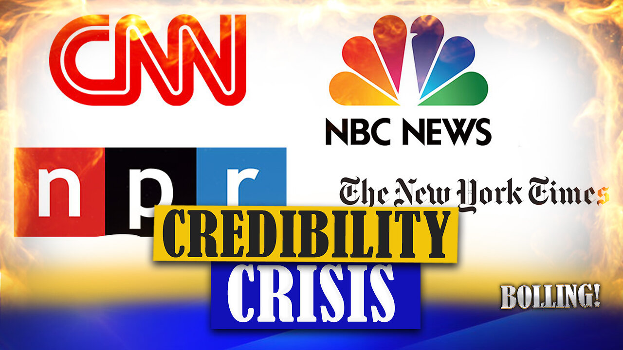 CREDIBILITY CRISIS: Mainstream Media Will NEVER be Trusted Again