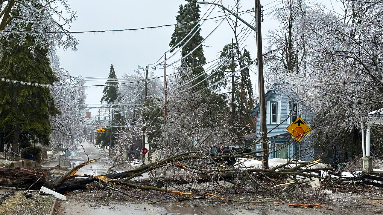 USA & Canada NOW! Freezing Rain, Giant Hail & Flash Floods Wreak Havoc!