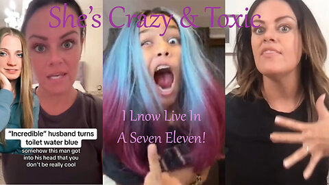 Drama Queen Over Reacts To Blue Toilet Water