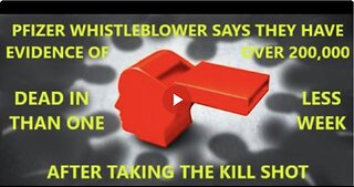 Dr Tenpenny Pfizer Whistleblower Claims To Have Documentation of 200,000 dead in less than a week