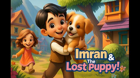 Imran and the Lost Puppy | Heartwarming 3D Cartoon Moral Story for Kids
