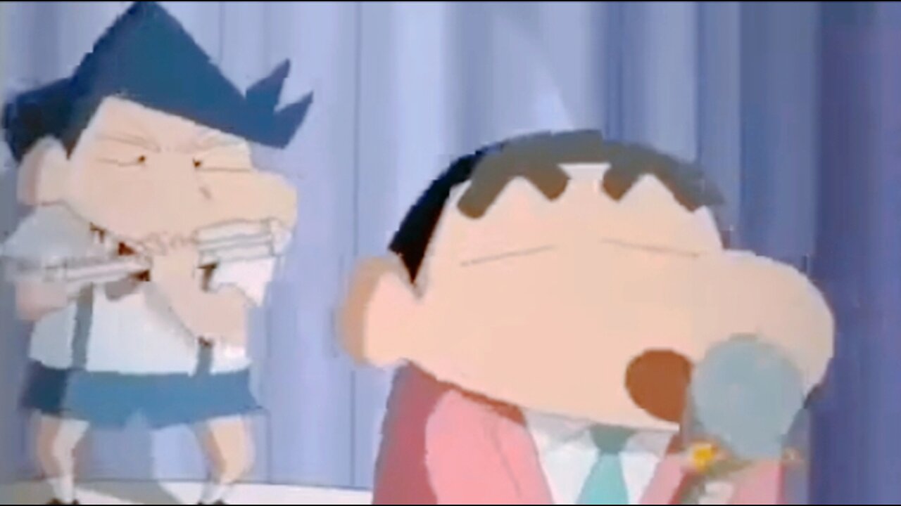 Shinchan singing song