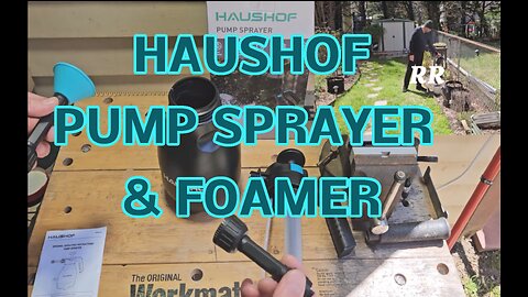 HAUSHOF 2L Pressurized Pump Sprayer, Foam Sprayer, Garden Mister