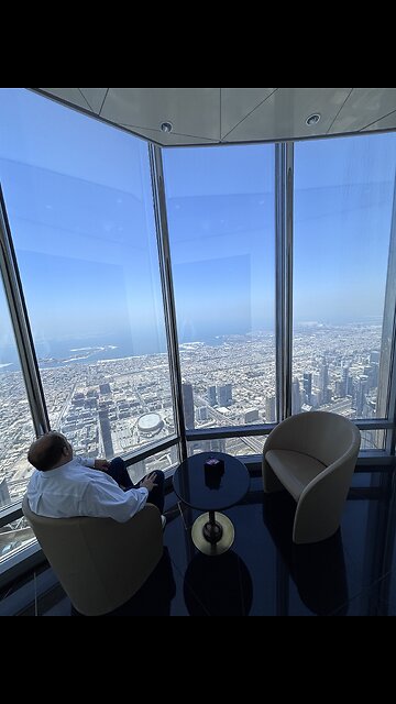 Dubai: A view from the 153rd Floor of the Burj Khalifa