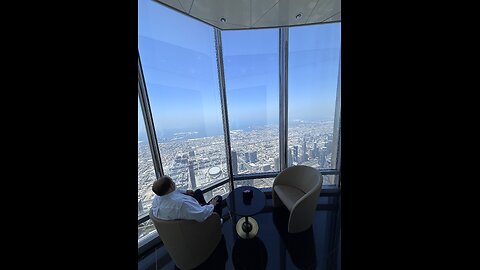 Dubai: A view from the 153rd Floor of the Burj Khalifa