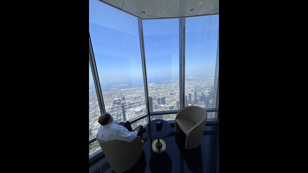 Dubai: A view from the 153rd Floor of the Burj Khalifa