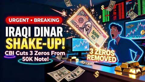 IRAQI DINAR SHAKE-UP — CBI Cuts 3 Zeros From 50K Note! 🔍🏦💰 💥 IQD News