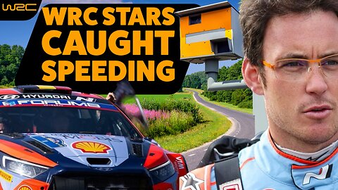 WRC Stars get SPEEDING fines!