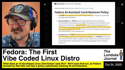 Fedora: The First Vibe Coded Linux Distro