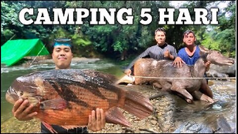 Jungle Camping Adventure – Fishing & Deer Hunting in the Wild