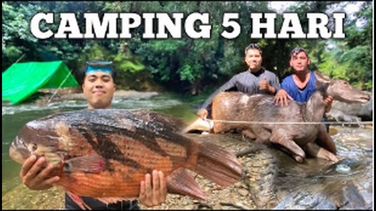 Jungle Camping Adventure – Fishing & Deer Hunting in the Wild