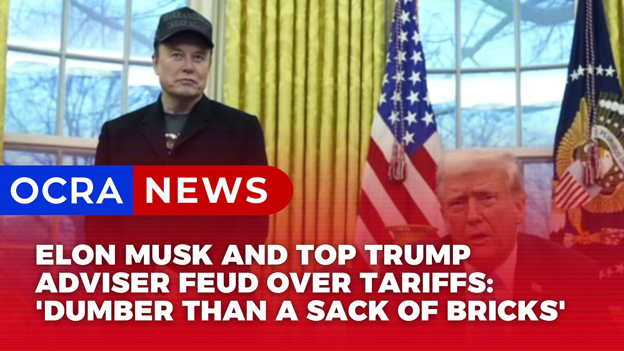 Elon Musk and top Trump adviser feud over tariffs: 'Dumber than a sack of bricks'