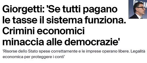 Diario personale 64: Se tutti pagano le tasse...