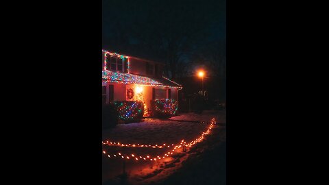 Putting up Christmas Lights. Discussing Some News as I Work